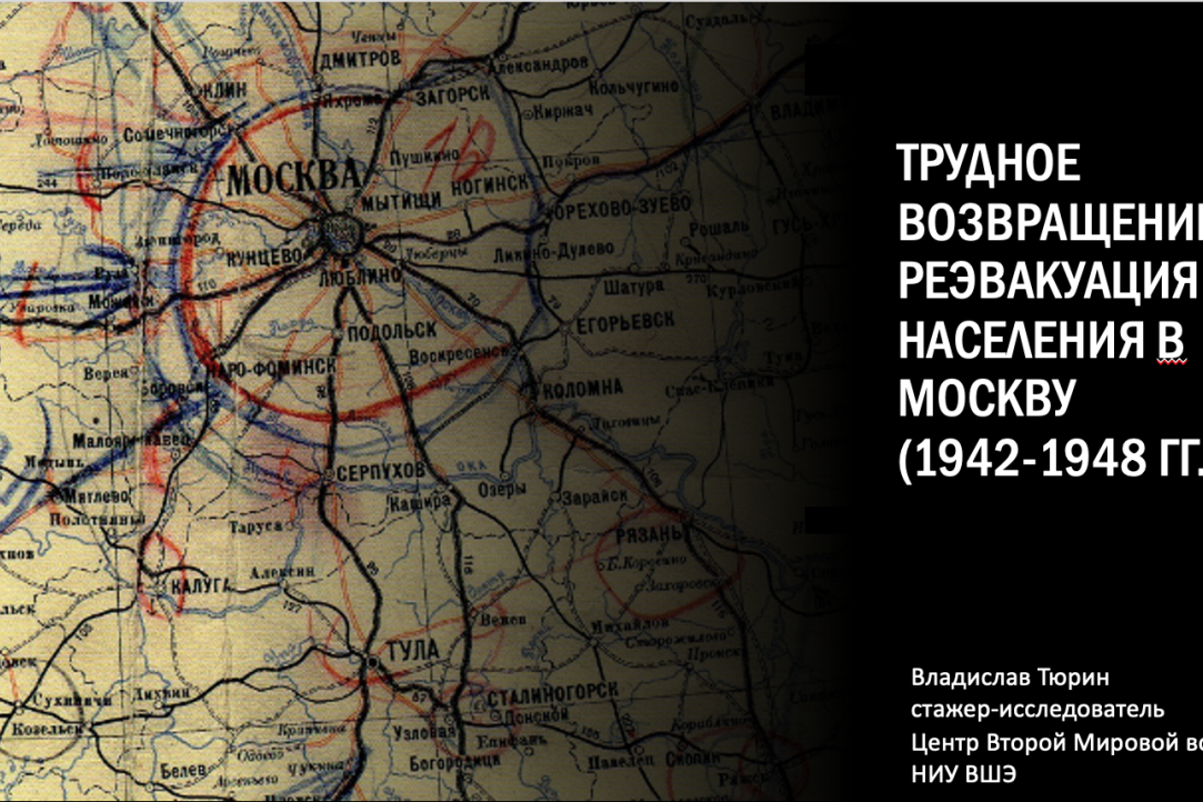 Карта Московской битвы 1941 г.