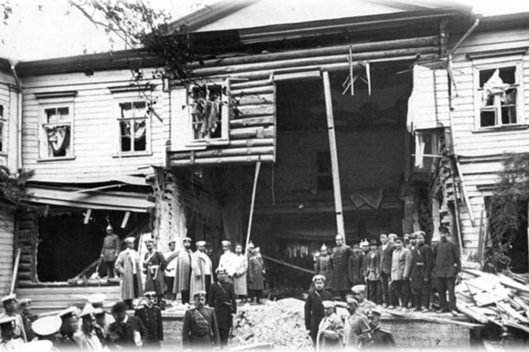 Дача Столыпина после взрыва, 1906